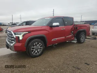 2024 Toyota Tundra 1794 Edition with VIN 5TFMA5DB2RX141387, listed as a Copart auction lot 44648315 with 12,589 mi miles and Salvage title. Bid and sale history available at DreamBid. Image 1.
