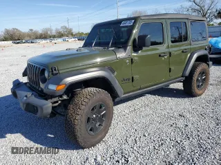 2023 Jeep Wrangler Sport S with VIN 1C4HJXDN7PW674152, listed as a Copart auction lot 46481705 with Not Provided miles and Salvage Title. Bid and sale history available at DreamBid. Image 1.