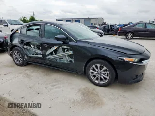 2022 Mazda 3 S with VIN 3MZBPAAL7NM304933, listed as a Copart auction lot 60727995 with 27,642 mi miles and Salvage title. Bid and sale history available at DreamBid. Image 4.