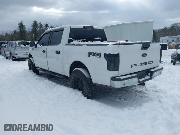 2018 Ford F-150 XL with VIN 1FTEW1E58JKD67099, listed as a IAAI auction lot 41526282 with 128,420 mi miles. Bid and sale history available at carsss.com. Image 3.