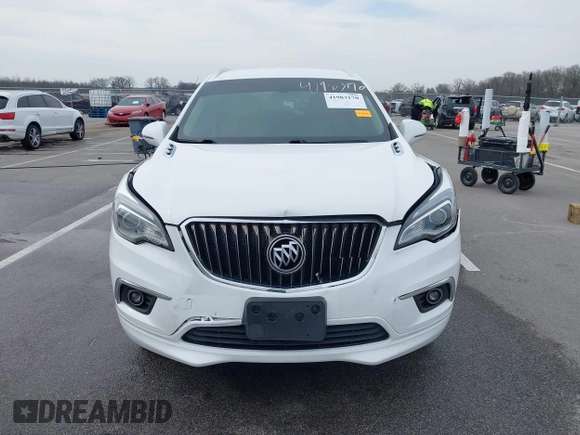 2017 Buick Envision Essence with VIN LRBFXBSA8HD091318, listed as a IAAI auction lot 41983170 with 104,910 mi miles and . Bid and sale history available at carsss.com. Image 12.