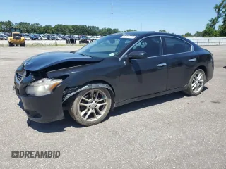 2014 Nissan Maxima S with VIN 1N4AA5APXEC491280, listed as a Copart auction lot 61367215 with 170,925 mi miles and Salvage title. Bid and sale history available at DreamBid. Image 1.