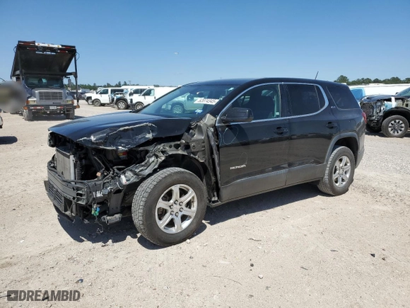 2018 GMC Acadia SLE with VIN 1GKKNKLA7JZ237466, listed as a Copart auction lot 52074345 with 95,392 mi miles and Salvage Title. Bid and sale history available at carsss.com. Image 1.