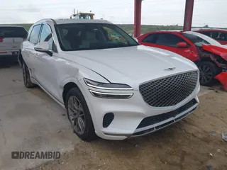 2025 Genesis GV70 2.5T with VIN 5NMMADTB9SH024982, listed as a IAAI auction lot 42405193 with 4,418 mi miles and . Bid and sale history available at DreamBid. Image 1.