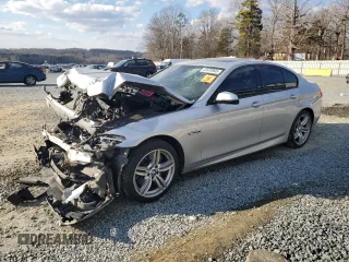 2014 BMW 5 Series 535i with VIN WBA5B1C56EDZ37168, listed as a Copart auction lot 42676905 with Not Provided miles and Salvage Title. Bid and sale history available at DreamBid. Image 1.