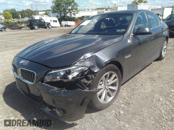 2015 BMW 5 Series 528i xDrive with VIN WBA5A7C55FD628489, listed as a IAAI auction lot 39752634 with 74,792 mi miles and . Bid and sale history available at carsss.com. Image 6.