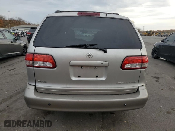 2002 Toyota Sienna LE with VIN 4T3ZF13C62U502916, listed as a Copart auction lot 78490014 with 116,367 mi miles and Salvage Title. Bid and sale history available at carsss.com. Image 6.
