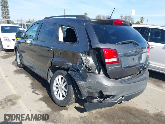 2016 Dodge Journey SXT with VIN 3C4PDDBGXGT200546, listed as a IAAI auction lot 41613264 with 117,603 mi miles and . Bid and sale history available at carsss.com. Image 3.