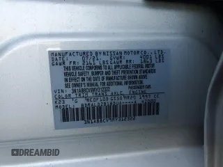 2021 Nissan Sentra SV z VIN 3N1AB8CV9MY312322, wystawiony jako Copart lot #60218705 z przebiegiem 25 307 mil mil oraz Szkoda całkowita • Salvage title. Historia ofert i sprzedaży dostępna na DreamBid. Obrazek 12.