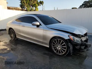 2017 Mercedes-Benz C 300 with VIN WDDWJ4JB8HF436205, listed as a Copart auction lot 88278115 with 119,535 mi miles and Clean Title. Bid and sale history available at carsss.com. Image 4.