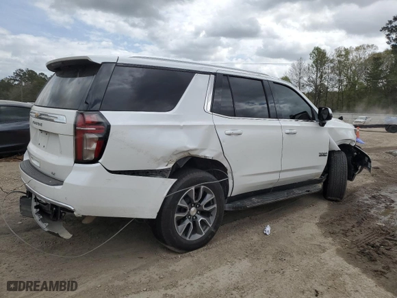 2022 Chevrolet Tahoe LT with VIN 1GNSCNKDXNR200696, listed as a Copart auction lot 49776255 with 0 mi miles and Salvage Title. Bid and sale history available at carsss.com. Image 3.