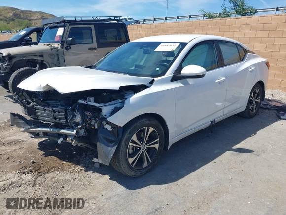 2022 Nissan Sentra SV with VIN 3N1AB8CV3NY305447, listed as a IAAI auction lot 41882034 with 29,983 mi miles and . Bid and sale history available at DreamBid. Image 17.
