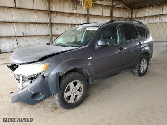 2007 Mitsubishi Outlander ES with VIN JA4MS31X57Z002464, listed as a Copart auction lot 51276695 with 214,899 mi miles and Salvage Title. Bid and sale history available at carsss.com. Image 1.