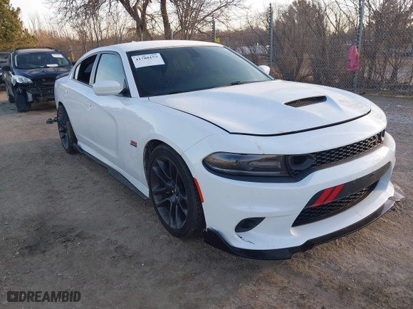 2020 Dodge Charger Scat Pack with VIN 2C3CDXGJ9LH164778, listed as a IAAI auction lot 41780153 with 32,100 mi miles. Bid and sale history available at carsss.com. Image 1.