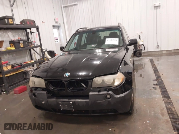 2004 BMW X3 3.0i with VIN WBXPA93434WA64007, listed as a IAAI auction lot 41420728 with 176,746 mi miles. Bid and sale history available at carsss.com. Image 13.