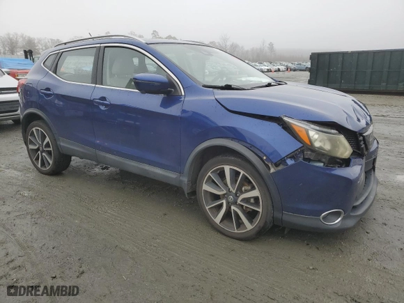2018 Nissan Rogue Sport S with VIN JN1BJ1CP1JW196133, listed as a Copart auction lot 85006434 with 91,268 mi miles and Salvage Title. Bid and sale history available at carsss.com. Image 4.