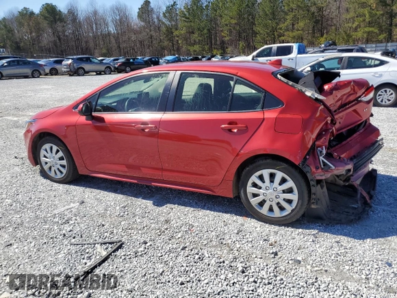 2021 Toyota Corolla LE with VIN JTDEPMAE9MJ138087, listed as a Copart auction lot 47800135 with 46,969 mi miles and Salvage Title. Bid and sale history available at DreamBid. Image 2.