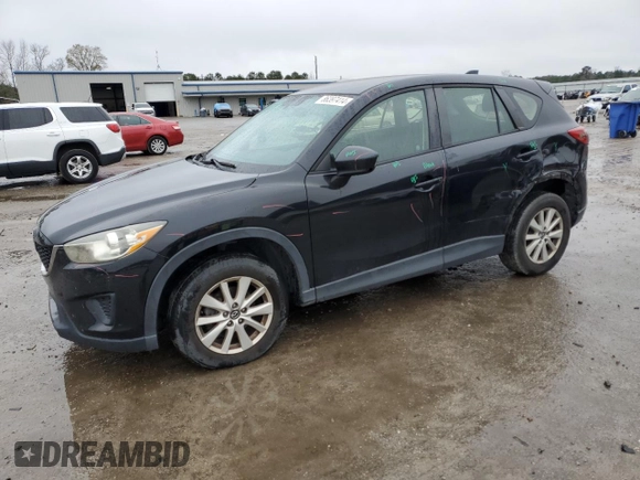 2014 Mazda CX-5 Sport with VIN JM3KE2BEXE0378744, listed as a Copart auction lot 86397414 with 101,011 mi miles and Salvage Title. Bid and sale history available at carsss.com. Image 1.