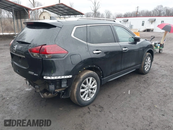 2020 Nissan Rogue S with VIN 5N1AT2MVXLC733880, listed as a IAAI auction lot 41472560 with 41,850 mi miles. Bid and sale history available at carsss.com. Image 4.