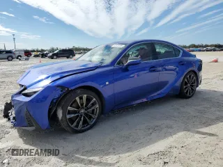 2021 Lexus IS 350 F Sport with VIN JTHGZ1E22M5019399, listed as a Copart auction lot 42425355 with Not Provided miles and Salvage Title. Bid and sale history available at DreamBid. Image 1.