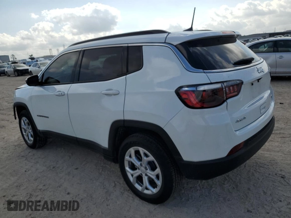 2024 Jeep Compass Latitude with VIN 3C4NJDBN7RT155213, listed as a Copart auction lot 44504135 with 10,299 mi miles and Salvage Title. Bid and sale history available at carsss.com. Image 2.
