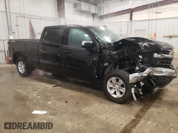 2023 Chevrolet Silverado 1500 LT with VIN 1GCUDDEDXPZ322787, listed as a Copart auction lot 42681305 with 40,075 mi miles and Salvage Title. Bid and sale history available at carsss.com. Image 4.