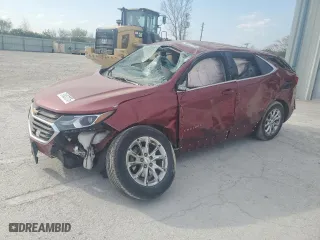 2020 Chevrolet Equinox LT with VIN 2GNAXKEV4L6257598, listed as a Copart auction lot 51837275 with 0 mi miles and Clean Title. Bid and sale history available at carsss.com. Image 1.