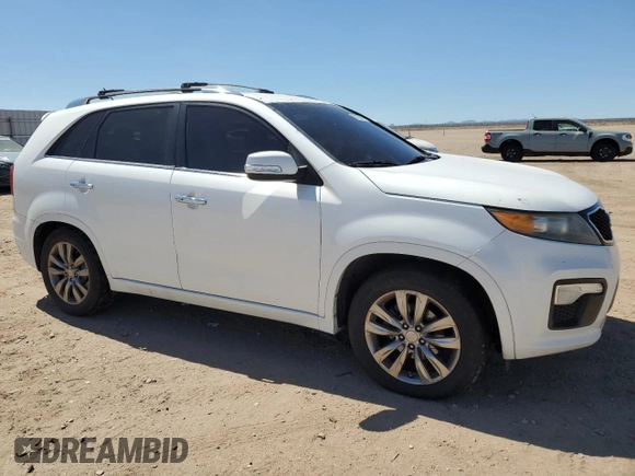 2012 Kia Sorento SX with VIN 5XYKW4A27CG255449, listed as a Copart auction lot 63225045 with 237,061 mi miles and Salvage title. Bid and sale history available at DreamBid. Image 4.