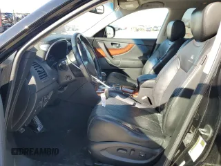 2014 Infiniti QX70 with VIN JN8CS1MU7EM450274, listed as a Copart auction lot 42516735 with 173,483 mi miles and Salvage Title. Bid and sale history available at DreamBid. Image 7.