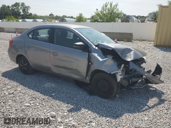 2017 Mitsubishi Mirage ES z VIN ML32F3FJ1HHF12135, wystawiony jako Copart lot #59205285 z przebiegiem 110 565 mil mil oraz Szkoda całkowita • Salvage title. Historia ofert i sprzedaży dostępna na DreamBid. Obrazek 4.