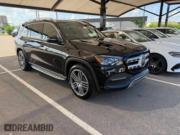 2020 Mercedes-Benz GLS 450 with VIN 4JGFF5KE9LA255626, listed as a Copart auction lot 64509185 with 96,233 mi miles and Clean title. Bid and sale history available at DreamBid. Image 1.