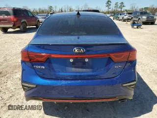 2021 Kia Forte GT-Line with VIN 3KPF34AD7ME320486, listed as a Copart auction lot 48634275 with 57,056 mi miles and Salvage Title. Bid and sale history available at carsss.com. Image 6.