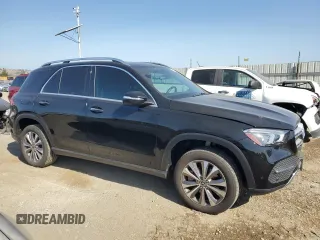 2022 Mercedes-Benz GLE 350 with VIN 4JGFB4KB8NA604077, listed as a Copart auction lot 61069915 with 25,192 mi miles and Salvage title. Bid and sale history available at DreamBid. Image 4.