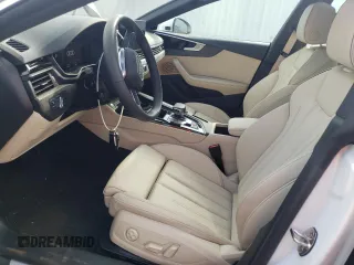 2023 Audi A5 Sportback S line Premium Plus with VIN WAUFACF56PA033193, listed as a Copart auction lot 58097893 with 2,517 mi miles. Bid and sale history available at carsss.com. Image 7.