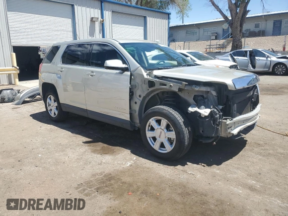 2015 GMC Terrain SLE with VIN 2GKALMEK8F6432823, listed as a Copart auction lot 54624485 with 109,523 mi miles and Salvage title. Bid and sale history available at DreamBid. Image 4.