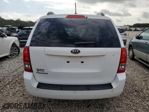 2012 Kia Sedona LX with VIN KNDMG4C70C6463772, listed as a Copart auction lot 63697464 with 72,637 mi miles and Salvage Title. Bid and sale history available at carsss.com. Image 6.