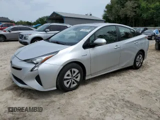 2016 Toyota Prius Four with VIN JTDKARFU9G3024181, listed as a Copart auction lot 55488325 with 87,388 mi miles and Salvage Title. Bid and sale history available at DreamBid. Image 1.