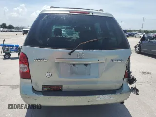 2003 Mazda MPV LX with VIN JM3LW28AX30369643, listed as a Copart auction lot 65802104 with 146,052 mi miles and Salvage Title. Bid and sale history available at carsss.com. Image 6.