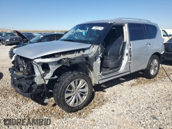 2017 Infiniti QX80 with VIN JN8AZ2NE6H9156016, listed as a Copart auction lot 72435714 with 119,298 mi miles and Salvage Title. Bid and sale history available at carsss.com. Image 1.