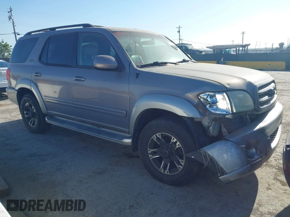 2002 Toyota Sequoia SR5 with VIN 5TDZT34A72S117383, listed as a IAAI auction lot 42219102 with 171,461 mi miles and . Bid and sale history available at carsss.com. Image 1.