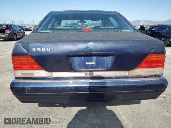 1995 Mercedes-Benz S with VIN WDBGA43E8SA217771, listed as a Copart auction lot 44983005 with 135,902 mi miles and Clean Title. Bid and sale history available at DreamBid. Image 6.