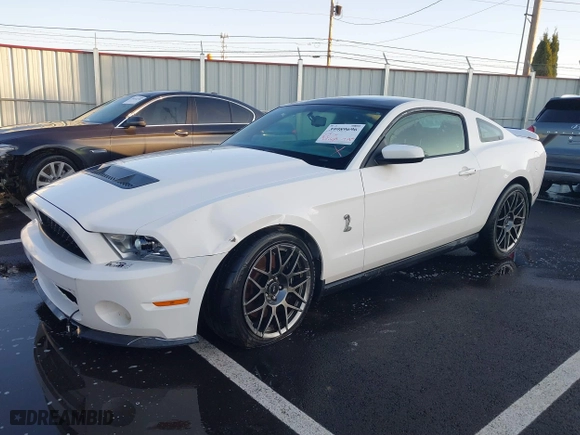 2011 Ford Mustang GT500 with VIN 1ZVBP8JS8B5154011, listed as a IAAI auction lot 39989696 with NaN miles. Bid and sale history available at carsss.com. Image 23.