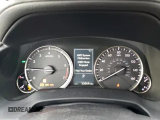 2022 Lexus RX with VIN 2T2HZMDA7NC320668, listed as a Copart auction lot 51437455 with 55,069 mi miles and Salvage Title. Bid and sale history available at carsss.com. Image 9.