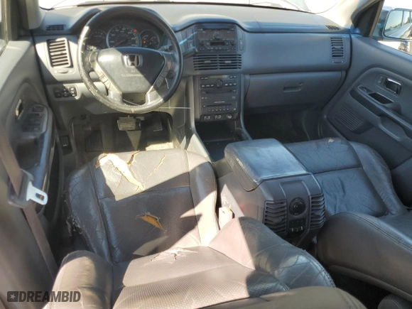 2005 Honda Pilot EX-L with RES with VIN 5FNYF18665B029964, listed as a Copart auction lot 48349055 with 214,108 mi miles and Salvage Title. Bid and sale history available at carsss.com. Image 8.