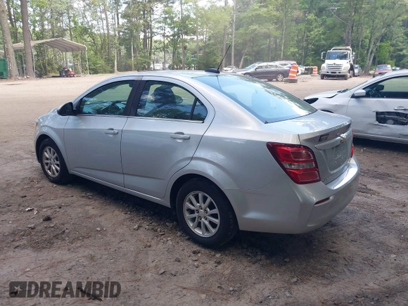 2017 Chevrolet Sonic LT with VIN 1G1JD5SG7H4121301, listed as a IAAI auction lot 42516703 with 158,920 mi miles and . Bid and sale history available at DreamBid. Image 3.