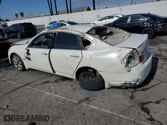 2007 Infiniti M x с VIN JNKAY01F57M460482, выставлен на аукционе Copart как лот 42598325 с пробегом Не указан миль и Списание • Salvage title. История ставок и продаж доступна на DreamBid. Изображение 2.