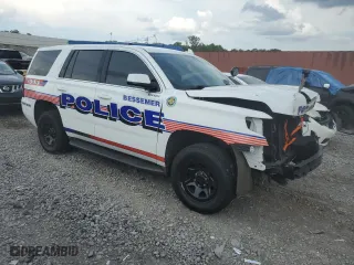 2020 Chevrolet Tahoe Commercial with VIN 1GNLCDEC7LR297600, listed as a Copart auction lot 62040194 with 110,868 mi miles and Salvage Title. Bid and sale history available at carsss.com. Image 4.