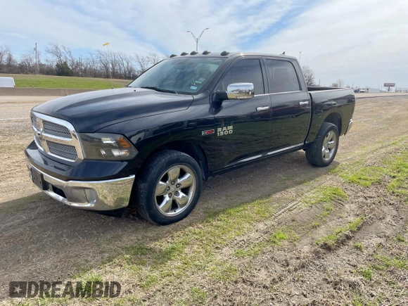 2017 Ram 1500 Big Horn with VIN 1C6RR7LM0HS880600, listed as a Copart auction lot 48344575 with 122,270 mi miles and Clean Title. Bid and sale history available at carsss.com. Image 2.