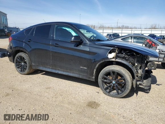 2018 BMW X6 xDrive35i z VIN 5UXKU2C52J0X51407, wystawiony jako Copart lot #54449325 z przebiegiem 125 767 mil mil oraz Szkoda całkowita • Salvage title. Historia ofert i sprzedaży dostępna na DreamBid. Obrazek 4.