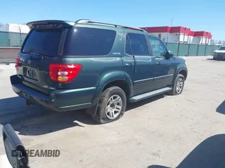 2003 Toyota Sequoia Limited with VIN 5TDBT48A23S173489, listed as a IAAI auction lot 41866742 with 185,706 mi miles and . Bid and sale history available at DreamBid. Image 4.